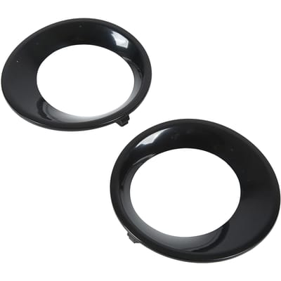 Paire Anneau de Garniture Cache Phare Antibrouillard Pare-chocs Avant 51113423789 Remplacement pour X3 E83 2007‑2010 black