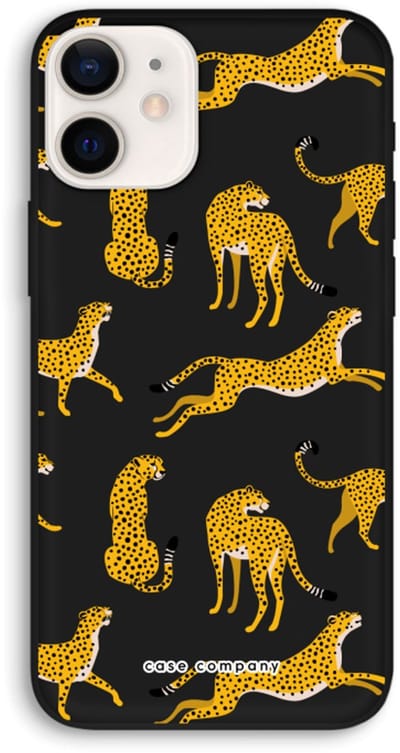 Case Company® - Hoesje geschikt voor iPhone 12 hoesje - Luipaard - Biologisch Afbreekbaar Telefoonhoesje - Bescherming alle Kanten en Schermrand