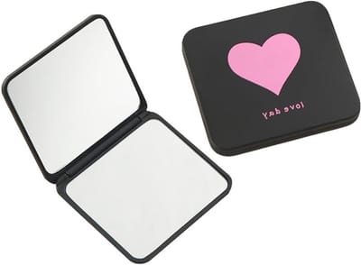 Compact Spiegel voor Make-up en Verfrissing - Draagbare Handspiegel met Verlichting en Opvouwbaar Ontwerp