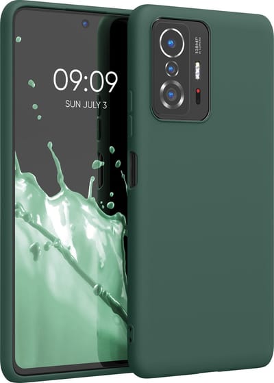 kwmobile telefoonhoesje geschikt voor Xiaomi 11T / 11T Pro - Hoesje voor smartphone - Back cover in dennengroen
