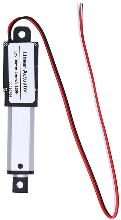 Mini Elektrische Lineaire Actuator met 30mm Slag, 12V DC, Geluidsarm en Waterdicht voor Precisietoepassingen en Automatisering
