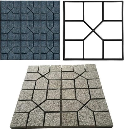 Betonstenen voor tuin en terras, vierkant 40 cm, duurzame vloerbedekking voor buitengebruik