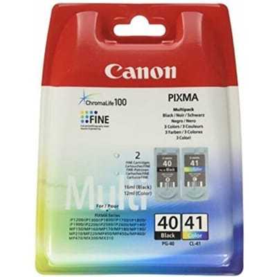 Canon Inktcartridge PG-40 / CL-41 Zwart + 3 kleuren Multipack