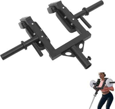 Landmijnen Opzetstuk - Barbell Attachment - Kracht Training - Roestvrijstalen Spanbeugels - 101.3 x 77 cm - Zwart
