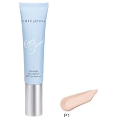 Cute Press - Evory Snow Ultralight Foundation SPF 30 PA +++ P1 Light Pink Beige - 30g