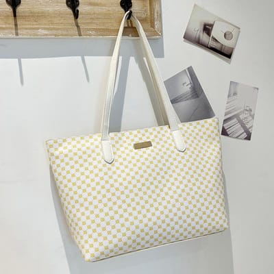Sac à bandoulière élégant et pratique de grande capacité pour femmes modernes blanc