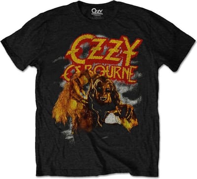Ozzy Osbourne - Vintage Werewolf Heren T-shirt - S - Zwart