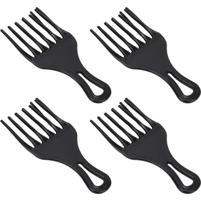 10 stuks Haarpik Kam Ergonomisch Huidvriendelijk Multifunctioneel Plastic Haar Lift Kammen voor Salon Styling black