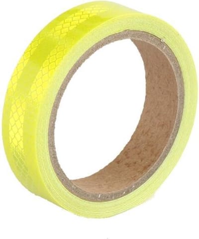 Reflecterende tape - GEEL - 3 meter - 25mm