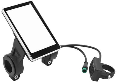 Allecto - LCD-scherm - Vervangend LCD-display - Voor elektrische fietsen - 22,2-31,8 mm stuur - Efficiënte communicatie - Geschikt voor e-bikes - U...