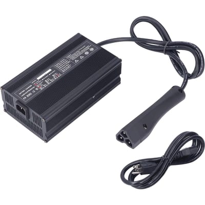 Club Car Acculader 48V 15A 900W Goede Warmteafvoer Vervanging voor EZGO RXV TXT black