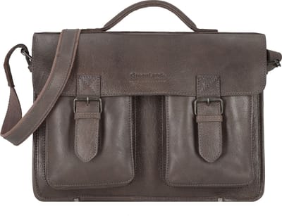 Greenland Nature Natuur aktetas Leer 40 cm - cm ( Zoll) - grey