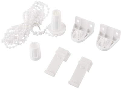 Dailygoods- Rolgordijn Montage Set - Beugel - Kralenketting 89cm - Reparatieset - Bevestigingsset - Voor Standaard Rolluiken - Raamdecoratie