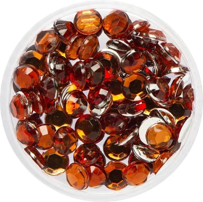 Eulenspiegel - Schmink - Face Jewels - Glitter Steentjes - Carnaval - kleur Topaz
