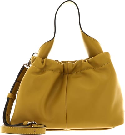 SEIDENFELT MANUFAKTUR Handtas Schoudertas Grurup Hobo Bag Lemon Crush Mosterdgeel