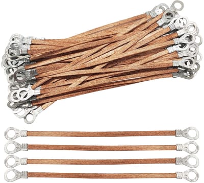 Dailygoods - Grond Tape - Koper - Robuuste kwaliteit - 50 Stukken - Aarding - Laag weerstand - Geschikt voor automotive