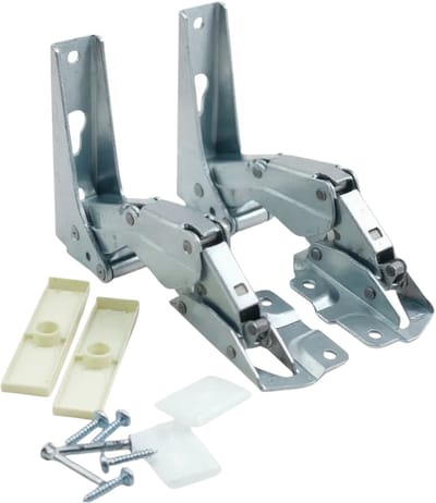 Fixem® - Geschikt voor Hettich, Whirlpool en Bauknecht 481231018626 / C00636779 - 3903/3904 5.0 / 45 / 3362 5.0 - 3363 5.0 Koelkast scharnier - Deur scharnier - 2 Stuks