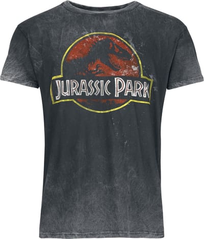 Jurassic Park Jurassic Park Logo Heren T-shirt - zwart - XXL