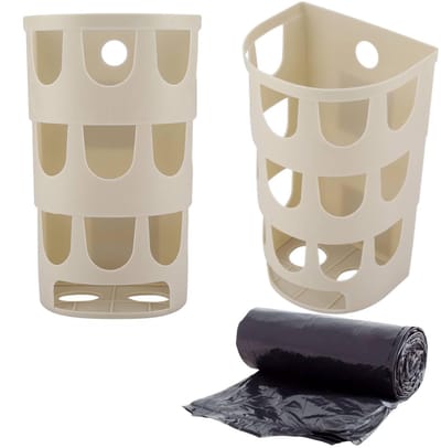 Dailygoods- Vuilniszakken Dispenser Ruimtebesparend - Wandmontage - Opbergdoos - Organizer - Boodschappentas Houder - Eenvoudig te Gebruiken