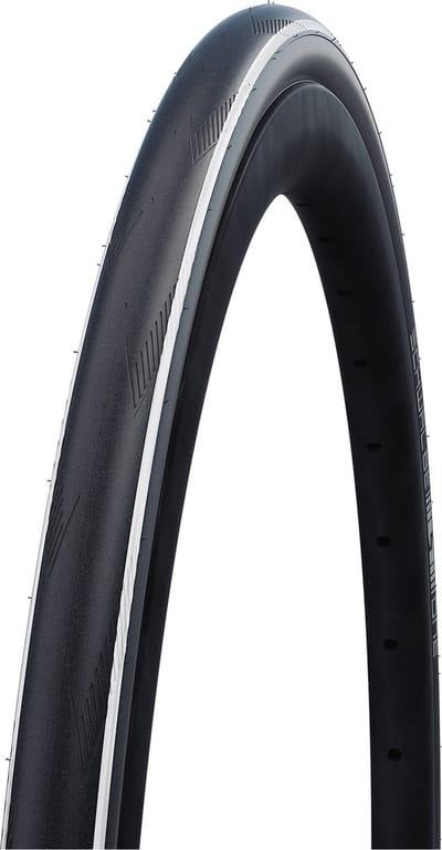Vouwband Schwalbe One V-Guard 28 x 1.00 / 25-622 - zwart met een witte streep