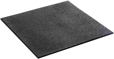 Anti-vibratiemat - Geluidsisolatie mat - Apparaten dempen - Rubberen trillingsdemper - 60 x 60 cm - Zwart