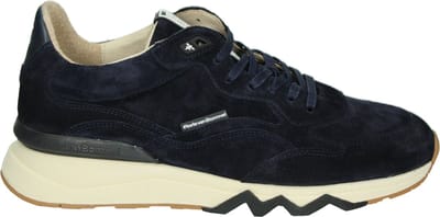 Floris van Bommel DE ZAGER 02.03 - Lage sneakersHeren sneakersVrije tijdsschoenen - Kleur: Blauw - Maat: 39.5