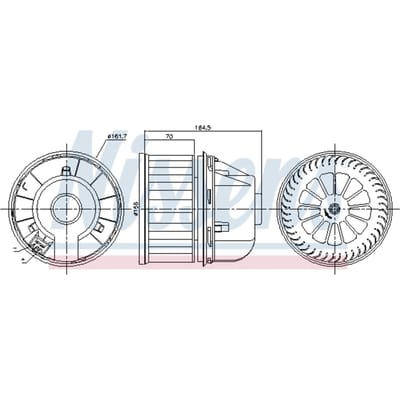 Binnenventilator NISSENS 87817