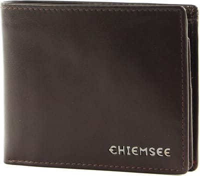 CHIEMSEE Leren Portemonnee Leather Wallet Brown Donkerbruin