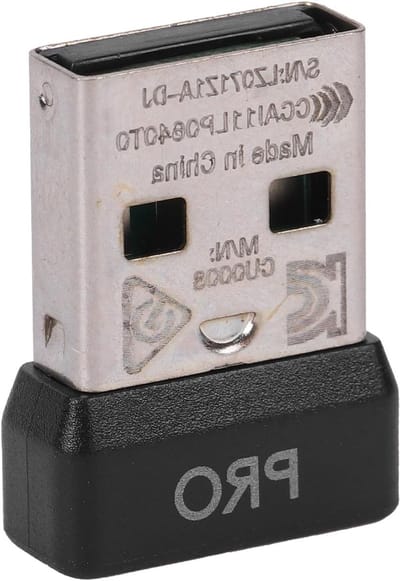 Muis Dongle Adapter - USB Ontvanger Dongle Vervanging - Draadloos Gamen - Snel Koppelen met G HUB