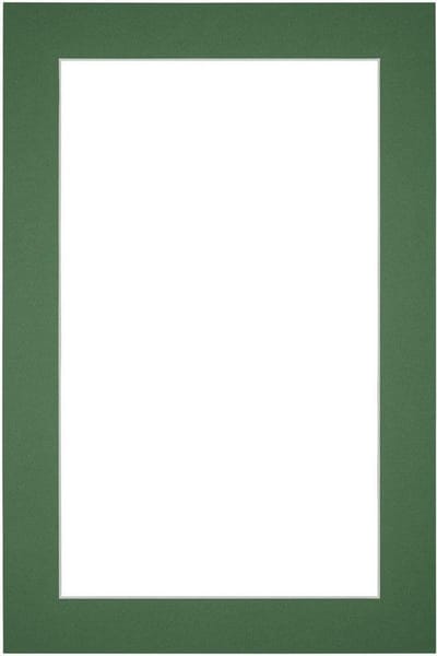 Passe-Partout Fotomaat 55x85 cm - Lijstmaat 62x93 cm - Groen Bos - Museumkarton - Fotolijst niet inbegrepen