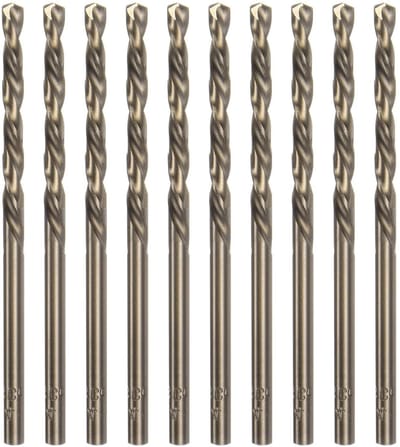 Solidchoice - Set van 10 Kobalt Jobber Boren, HSS M35