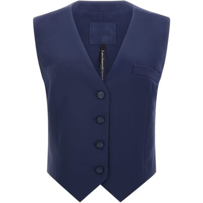 GUESS Sl Theoline Perfect Blackened Blue Taglia: XL | Gilet Outlet | Donna | Blu