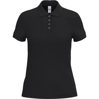 Biologisch pique polo voor dames iDeal Basic Brand