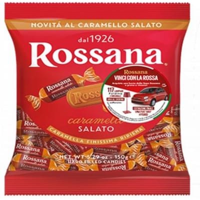 Karamelsnoepjes Rossana Gezouten Karamel 150g Italiaans