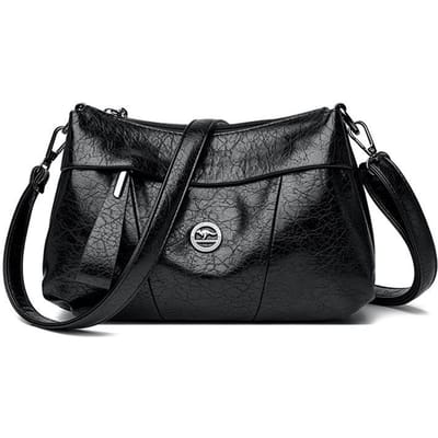 Lichte Luxe Drie Laags Textuur Eenvoudige en Veelzijdige Schoudertas High End Crossbody Tas Damestas gray