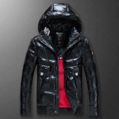 Heren Winter Katoenen Kleding Jeugd Mode Verdikte Warme Top XXXL black