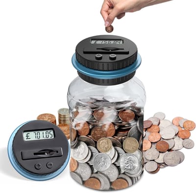 Solidchoice - Digitale Spaarpot met LCD Display en Grote Capaciteit