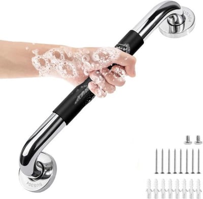 Wandbeugel Voor Ouderen – Wandbeugel badkamer Handgreep - Comfortabele Grip - Extra Stabiliteit En Veiligheid - RVS - Veiligheids Beugel Voor Badkamer En Toilet – Handvat voor ouderen en kinderen - 30 CM