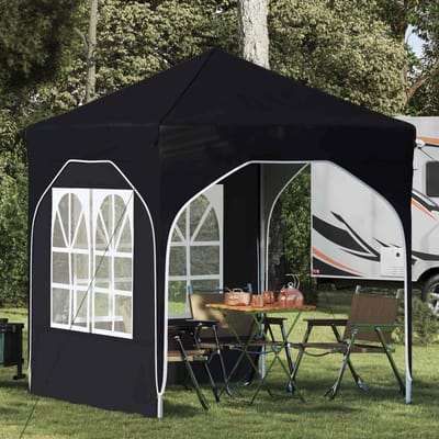 vidaXL - Pop-up - Feesttent - 192 - x - 192 - x - 245 - cm - Antraciet