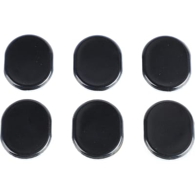 6 Stuks Drum Demper Silicone Zachte Gel Pads Verminderen Volume Drum Dempers voor Thuisoefening Blauw gray