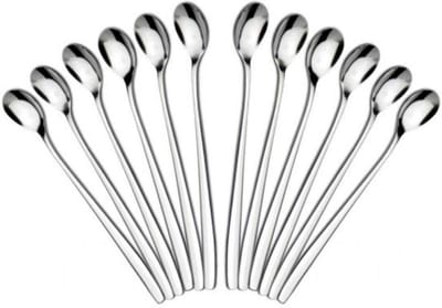 12 stuks - lepeltjes - RVS