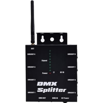 DMX512 Draadloze Verlichtingssignaal Versterker Distributor Signaal Decoder 8-kanaals Signaaluitgang Kan zijn EU Plug