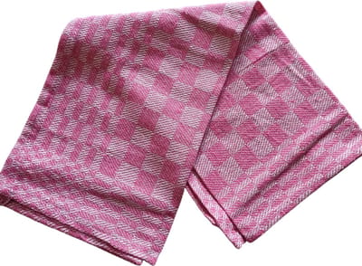Theedoek rood geblokt - Keuken - 100% katoen - 50 x 70 cm - 6 stuks in verpakking