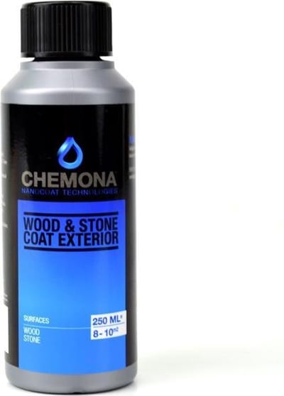 Chemona Nano Coating Wood & Stone Coat Exterior 250ml, hout bescherming, impregneren, Water- en Vuilafstotend - Nano Coating