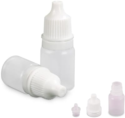 Dailygoods- Druppelfles 2 ml - 100 Stuks - Plastic Druppelflesje - Herbruikbaar - Ideaal voor Olie en Oogdruppels - Lichtgewicht - Druppelflesjes