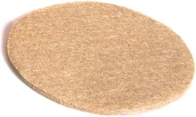 Inlegmatjes kippen en duiven - jute Ø 23,5 cm - set van 10 stuks