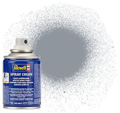 Revell Hobbyverf Acrylverf - #91 Steel - Metallic - Acryl Spray - Verf spuitbus - 100 ml