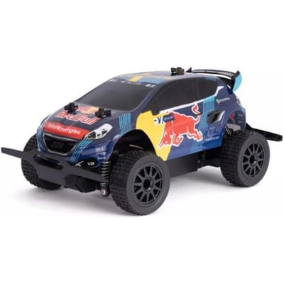 Carrera RC voertuig Auto - RC Red Bull Peugeot WRX 208 - Rallycross Hansen D/P 2,4GHz RC Model Kant en Klaar - Carrera Bestuurbare Auto