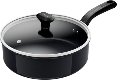 Tefal Cook & Change - Hapjespan - Ø24 cm - PFAS-vrij - Keramisch - Inclusief Deksel - Geschikt voor Inductie