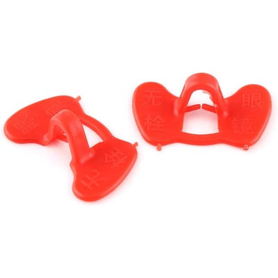 Lot de 20 lunettes anti-picage pour poules, sans goupille, équipement d'élevage red